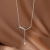 Water Drop Necklace for Women Light Luxury Minority Design Summer Advanced Clavicle Chain 2022new Necklace