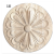 round Flower Wood Carving round Decal Door Heart Flower European Style Laminate Solid Wood Decorative Carved Furniture Cabinet Door Carved Patch