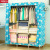 Simple Wardrobe Fabric Special Offer Cloth Wardrobe Assembled Steel Pipe Reinforced Steel Frame Simple Modern Storage Cabinet