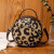 Cross-Border Bag for Women 2022 Autumn and Winter New Women's One Shoulder Leopard Print Bag Crossbody Fashion round Bag Fashion Special-Interest Women's Bag