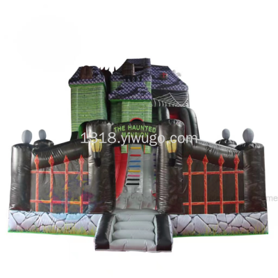 Factory Direct Sales Inflatable Castle Christmas Ghost House Inflatable Slide Large Inflatable Slide Trampoline Trampoline