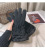 down Cotton Gloves Winter Women's Fleece-Lined Thickened Waterproof Warm Windproof Cycling Cold Driving Bow Touch Screen