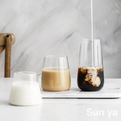 Heat-Resistance Glass Minimalist Water Cup Student Milk Cup