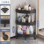 Bathroom Corner Triangle Storage Rack Floor Multi-Layer Organization Rack Storage Rack Kitchen Angle Frame Bedside Storage Cabinet