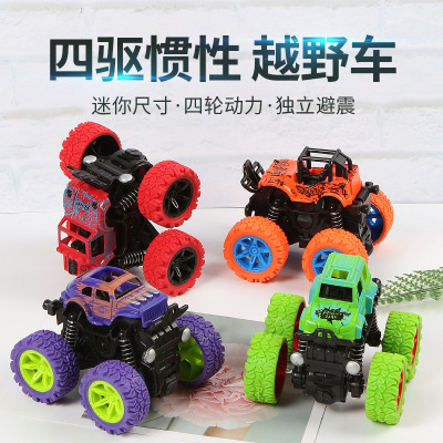 Children's Toy Inertia Stunt off-Road Vehicle Boy Toy Car Night Market Stall Toy Wholesale Gift Cross-Border Toy