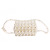 French Fairy Change Packet Woven Beads Pearl Bag Mini Mini Lipstick Pack Crossbody Bag