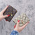 New European and American Hot Sale Retro Simple Women's Short Wallet Fashion Card Holder Mini Three Fold Coin Clutch Spot