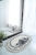Japanese Style Elegant Sketch Flower Fleece-Lined Thickened Floor Mat Nordic Style Light Luxury Bedroom Bedside Blanket Bathroom Absorbent Floor Mat