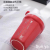 New Drink Ceramic Cup Octagonal Coffee Cup Straw Cup