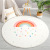 Cross-Border Wholesale Fresh Cartoon Cashmere Carpet Bedroom round Toddler Play Bedside Blanket Plush Mat Washable