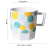 New Simple Dot Ceramic Cup Personality Mug Student Water Cup
