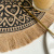 INS Style Simple Tableware Mat Home round Woven Mat Restaurant Retro Jute Decorative Pad Shooting Props Coaster