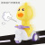 Press Small Yellow Duck Motorcycle Press Forward Cute Duck Toy Car TikTok Hot Sale Children's Toy Stall