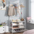 Simple Floor Coat Rack Shoe Rack Integrated Combination Home Shoes and Hat Rack Bedroom Living Room Clothes Rack Lobby