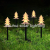 Amazon Solar Ground Lamp Snowflake Light Pentagram Christmas Lights Crutch LED Outdoor Lawn Lamp Decoration