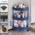 Bathroom Corner Triangle Storage Rack Floor Multi-Layer Organization Rack Storage Rack Kitchen Angle Frame Bedside Storage Cabinet