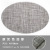 Cross-Border Oval PVC Placemat Amazon Table Insulation Mat Solid Color European Hotel Western-Style Placemat Non-Slip Placemat