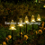 Amazon Solar Ground Lamp Snowflake Light Pentagram Christmas Lights Crutch LED Outdoor Lawn Lamp Decoration