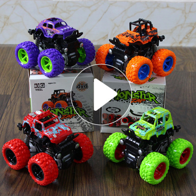 Children 'S Educational Toy Engineering Vehicle Boy Inertia Four-Wheel Drive Off-Road Vehicle Stunt Toy Car Stall Toy Wholesale