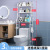 Bathroom Storage Rack Floor Toilet Rack Toilet Punch-Free Washing Machine Washbasin Storage Rack