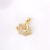 Japanese and Korean Temperamental Smart Crown Pendant Electroplated 18K Gold Necklace Pendant Micro-Inlaid with Crown Pendant Simple All-Match