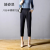 Women's Cropped Cotton Pants Loose All-Match Trendy Women's Casual Slimming plus Size Harem Pants