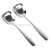Stainless Steel Spoon Household Soup Spoon Spoon Flat-Bottom Spoon Spoon Korean Square Head Spoon Spoon