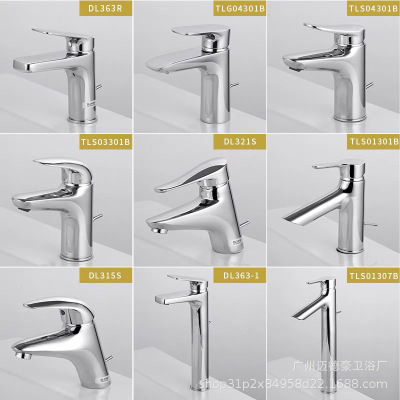 Kitchen Faucet Washbasin Faucet Copper Washbasin Wash Basin Hot and Cold Faucet