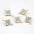 Square Zircon Accessories Wedding Shoes Garment Accessories Accessories Pendant Square Zircon Edging