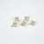 Square Zircon Accessories Wedding Shoes Garment Accessories Accessories Pendant Square Zircon Edging