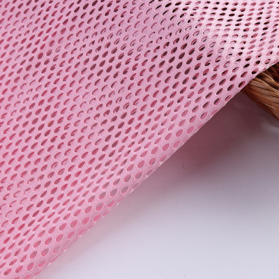 Factory Direct Sales Polyester Small Bead Net Fishing Net Cloth 240G round Hole Mesh Cloth Polyester Warp Knitted Mesh Fabric Spot