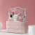 Dust-Proof Cosmetics Storage Box Transparent Hand Cosmetic Case Dressing Table Skin Care Products Organize the Shelves