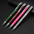 Lettering Color Oxidation Pen Aluminum Rod Creative Stationery Retractable Ballpoint Pen Metal Pen Printed Logo Advertising Marker