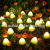 Outdoor LED Solar Cutting Mushroom Lamp Solar Mushroom Lamp Starry Garden Decoration Solar-Powered String Lights