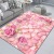 Factory Wholesale Coffee Table Living Room Bedroom 3D Printing Carpet Wedding Bedside Carpet Floor Mat Felt Washable