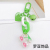 INS Summer Jelly Acrylic Chain Love AirPods Protective Case Pendant Bag Keychain