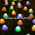 Outdoor LED Solar Cutting Mushroom Lamp Solar Mushroom Lamp Starry Garden Decoration Solar-Powered String Lights