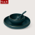 Matte Gold Ceramic Tableware Tray Plate and Bowl Dish Set Rice Bowl Dish Noodle Bowl Simple Plate and Bowl