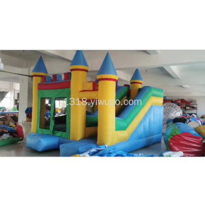 Factory Direct Sales Inflatable Toys Inflatable Slide Inflatable Castle Oxford Cloth Jumping Bed Children Indoor and Outdoor Naughty Castle