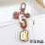 INS Summer Jelly Acrylic Chain Love AirPods Protective Case Pendant Bag Keychain