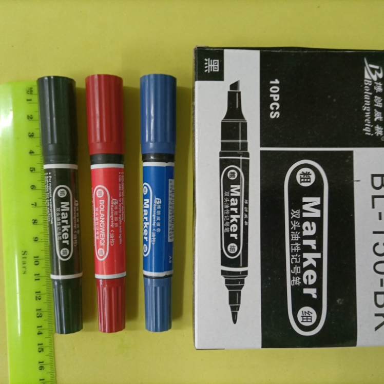 150  10支彩合双头记号笔