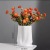 Nordic Style Light Luxury Pleated Vase Creative Decoration Living Room TV Cabinet Hallway Dining Table Ins Style Ceramic Flower Container