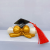 Doctorial Hat Tassel Resin Decorative Desktop Decoration Student Graduation Gift Teacher's Day Gift Children Adult Gift