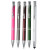 Lettering Color Oxidation Pen Aluminum Rod Creative Stationery Retractable Ballpoint Pen Metal Pen Printed Logo Advertising Marker