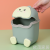 Desktop Storage Mini Monster Plastic Trash Can Cartoon Cute Student Desk Flip Storage Bucket