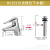 Kitchen Faucet Washbasin Faucet Copper Washbasin Wash Basin Hot and Cold Faucet