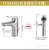 Kitchen Faucet Washbasin Faucet Copper Washbasin Wash Basin Hot and Cold Faucet