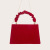 Products in Stock New Cross-Border Foreign Trade Pleated Portable Evening Bag Retro Red Wedding Wedding Bag Autumn and Winter Crossbody Dinner Bag