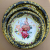 AA/A-701/702/703 Large and Medium Size Small Bag Golden Edge round Fruit Plate a Variety of Patterns Flower Fruit Plate