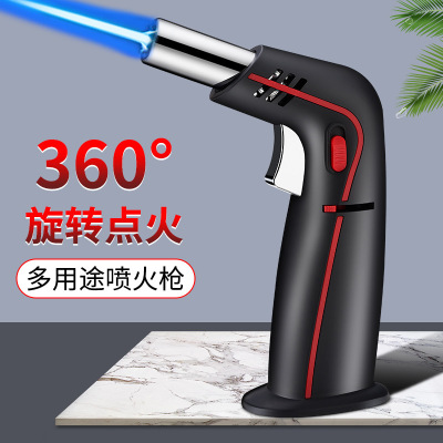 New Flame Gun Multi-Functional Kitchen Baking Flamer Inverted Direct Punching High Temperature Welding Torch Factory Wholesale